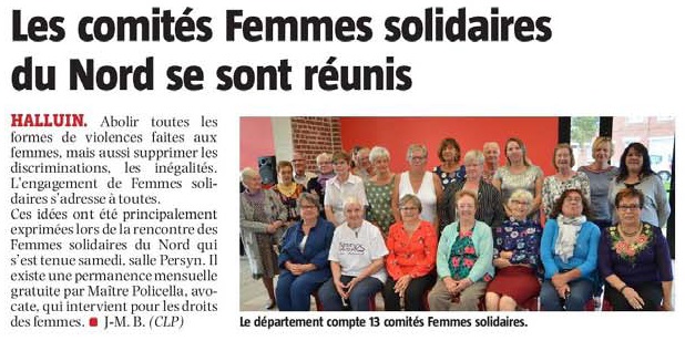 20181008 Femmes solidaires VdN revue de presse