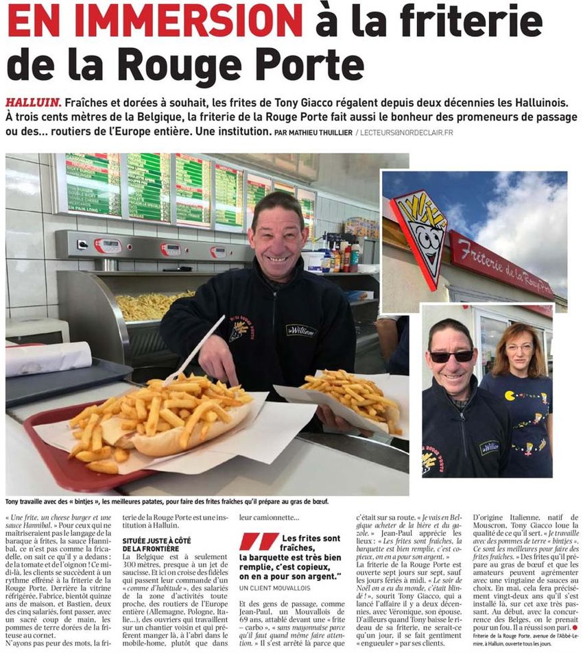 20180207 Friterie Rouge Porte NE revue de presse