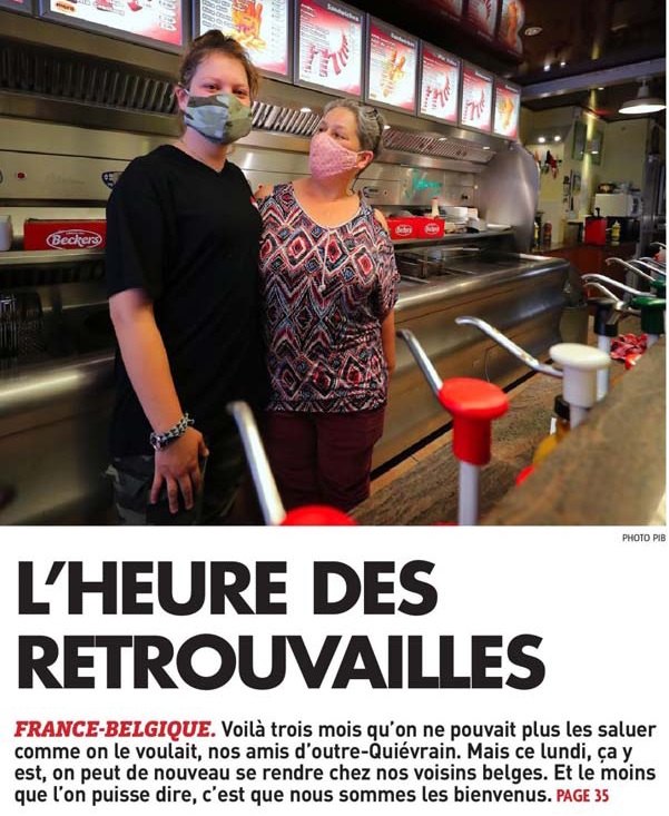 20200614 Retrouvailles franco belge VdN revue de presse