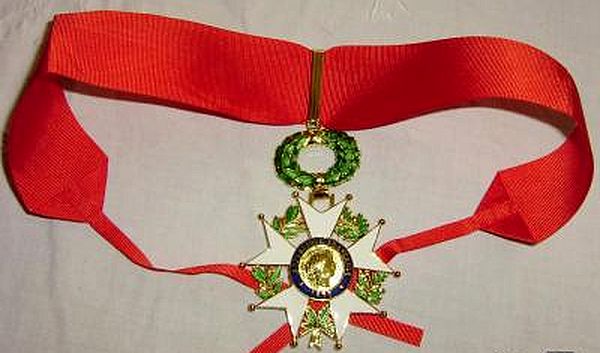 Commandeur Ordre National Legion Honneur Medaille cravate fidele REPRO