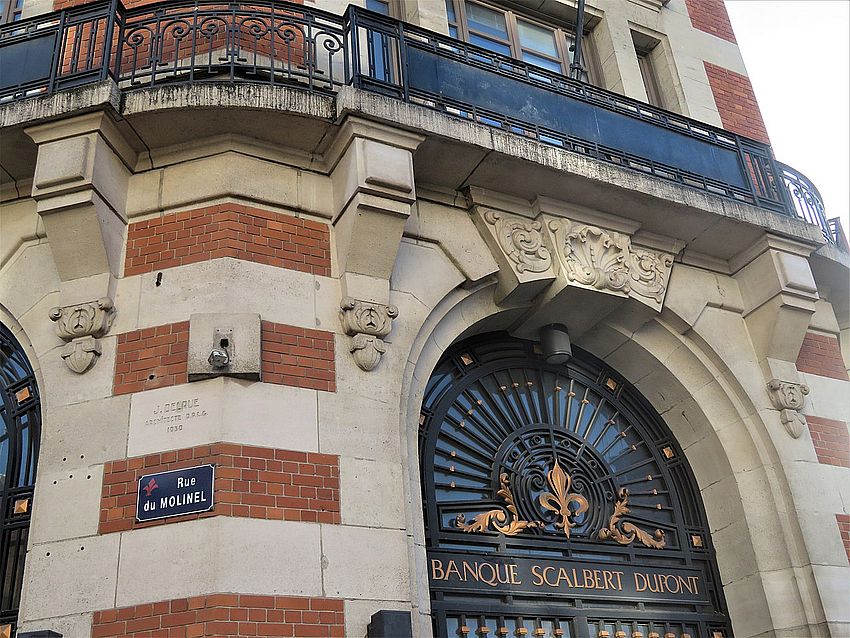 Banque Scalbert Dupont Porte entre Molinel Ancien sige de la banque Scalbert Dupont
