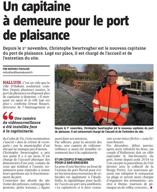 20191205Capitaine Port PHOTO VdN revue de presse