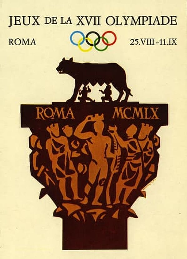 Debuf Rome affiche 1313341 Affiche officielle des jeux Olympiques de Rome en 1960