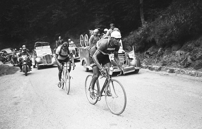 Tour 1948 Bartali gino bartali sur le tour 1948