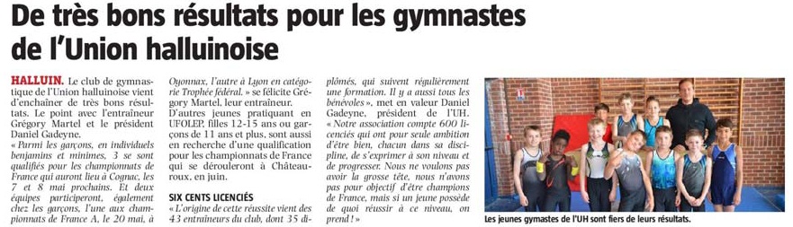 170430 Gymnastes VdN revue de presse